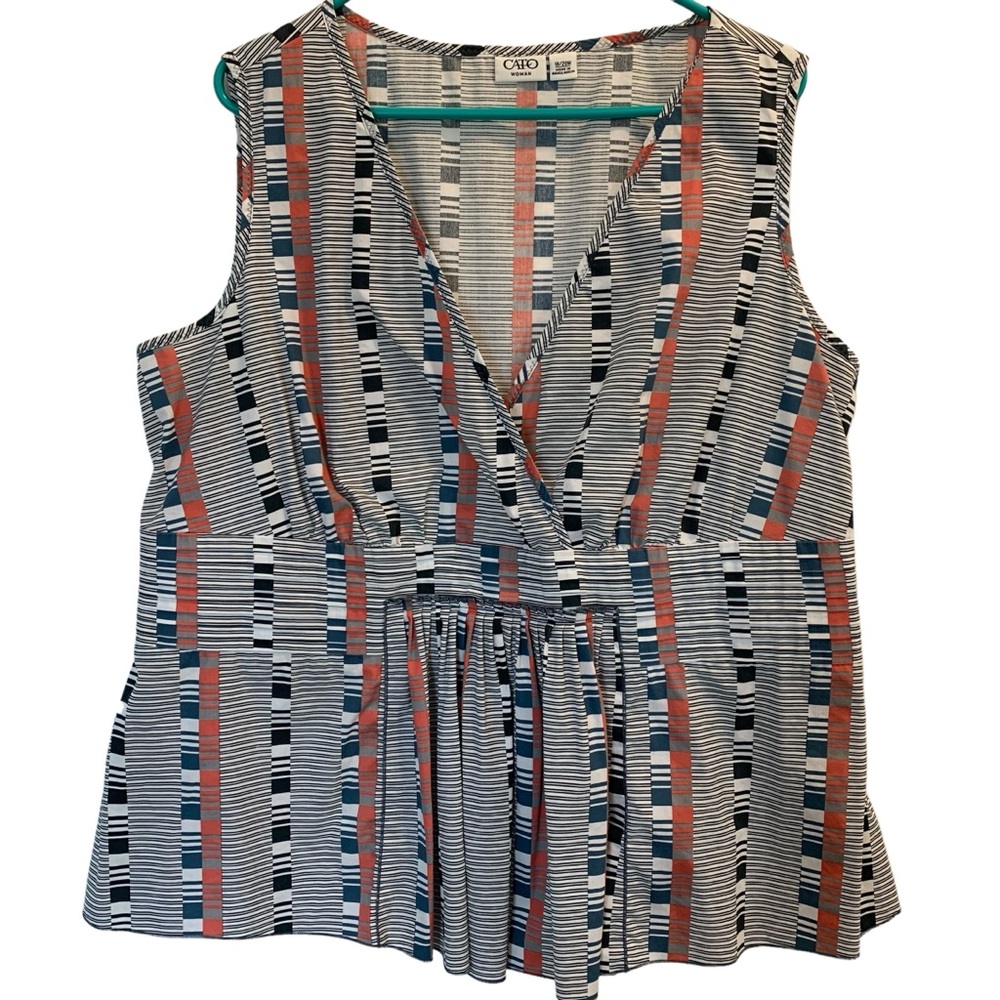 Cato Woman Top Cotton Sleeveless * 18/20W